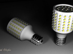model led big light bulb 3D 모델