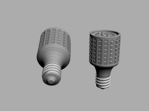 model led big light bulb 3D 모델
