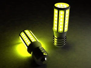 l&acirc;mpada led m&eacute;dia Modelo 3D