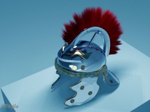 roman centurion helmet Modelo 3D