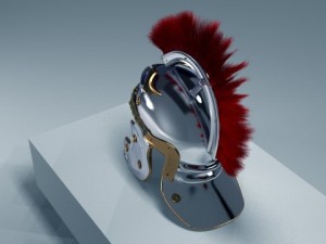 roman centurion helmet 3D Model