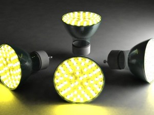 led point light Modello 3D