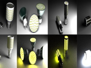 led lights collection Modello 3D