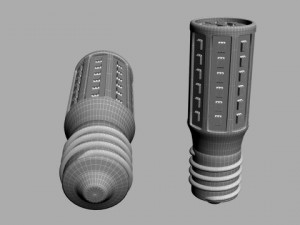 led lights collection 3D Model