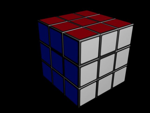 rubiks cube 3D Model .c4d .max .obj .3ds .fbx .stl .blend 