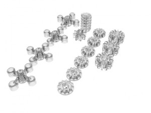 few lego gears Modello 3D