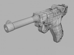 luger 3D 模型