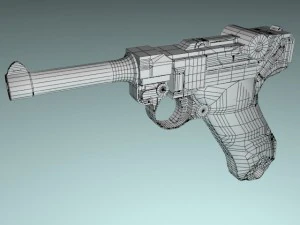 luger 3D Model