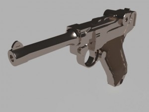 luger 3D 模型