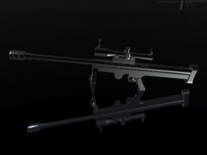 lar grizzly 59 mg rifle 3D Model