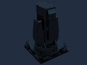 airframe missle launcher 3D Model