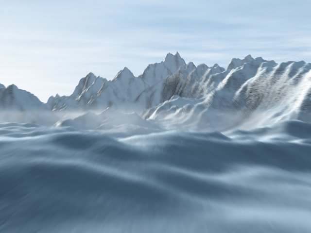 snow mountain CG Textures .c4d .max .obj .3ds .fbx .stl .blend 