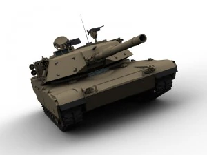 m1a1 abrams tank 3D Model