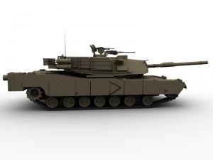 m1a1 abrams tank 3D Model