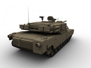m1a1 abrams tank 3D Model