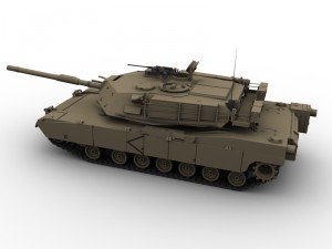m1a1 abrams tank 3D Model