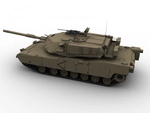 m1a1 abrams tank 3D Model
