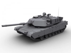 m1a1 abrams tank 3D Model