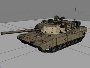 m1a1 abrams tank 3D Model