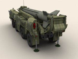 scud b missile launcher 3D Model