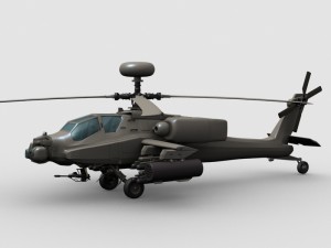 apache helicopter 3D-Modell