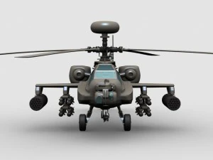 apache helicopter 3D Model