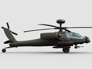 apache helicopter 3D Model