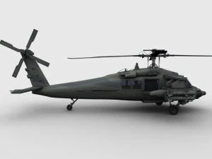 helic&oacute;ptero Blackhawk Modelo 3D
