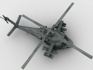 helic&oacute;ptero Blackhawk Modelo 3D