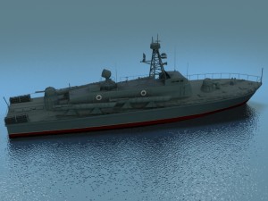 torpedo boat 3D 模型