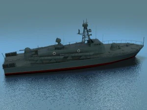 torpedo boat 3D Model
