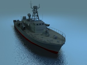 torpedo boat 3D 模型