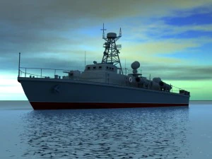 torpedo boat 3D Model
