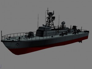 torpedo boat 3D 模型