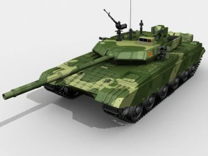 chinesischer ZTZ 99 MBT 3D Modell