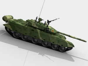 chinese ztz 99 mbt 3Dモデル