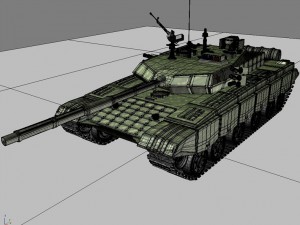 chinese ztz 99 mbt 3Dモデル