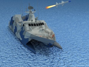 type 022 fast attack missile craft 3D Model