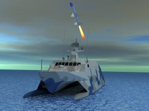 type 022 fast attack missile craft 3D Model
