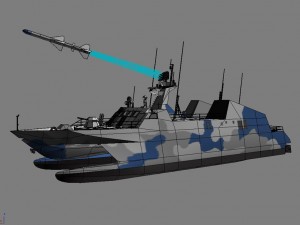 type 022 fast attack missile craft 3D Model