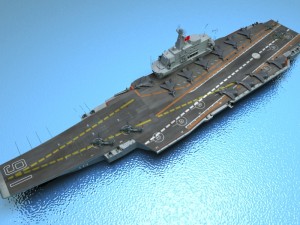 liaoning aircraft carrier Model 3D