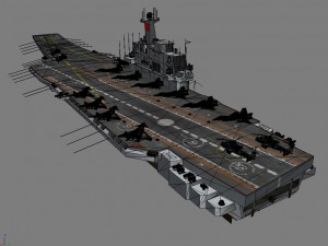 liaoning aircraft carrier Model 3D