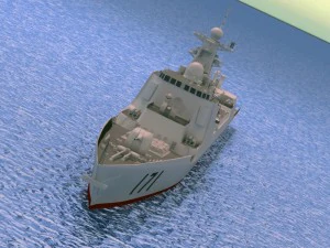chinese navy ddg-171 3D Model