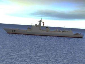 chinese navy ddg-171 3D Model