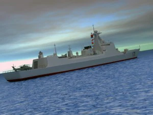 chinese navy ddg-171 3D Model