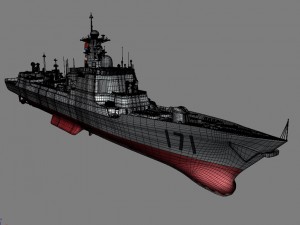 chinese navy ddg-171 3Dモデル