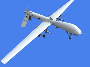 mq-1 predator uav 3Dモデル