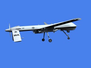mq-1 predator uav 3Dモデル