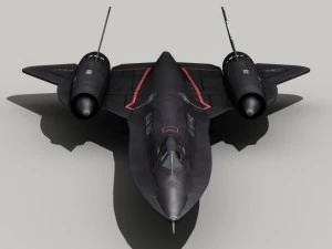 sr-71 blackbird 3D Model