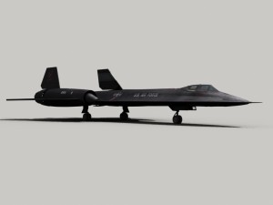 sr-71 blackbird 3D Model